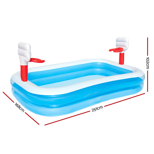 My Best Buy - Bestway Inflatable Play Pool Kids Pool Swimming Basketball Play Pool