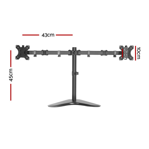 My Best Buy - Artiss Monitor Arm Stand Dual Black