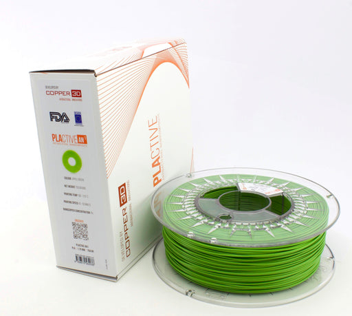 My Best Buy - PLA Filament Copper 3D PLActive - Innovative Antibacterial 2.85mm 50gram Apple Green Color 3D Printer Filament