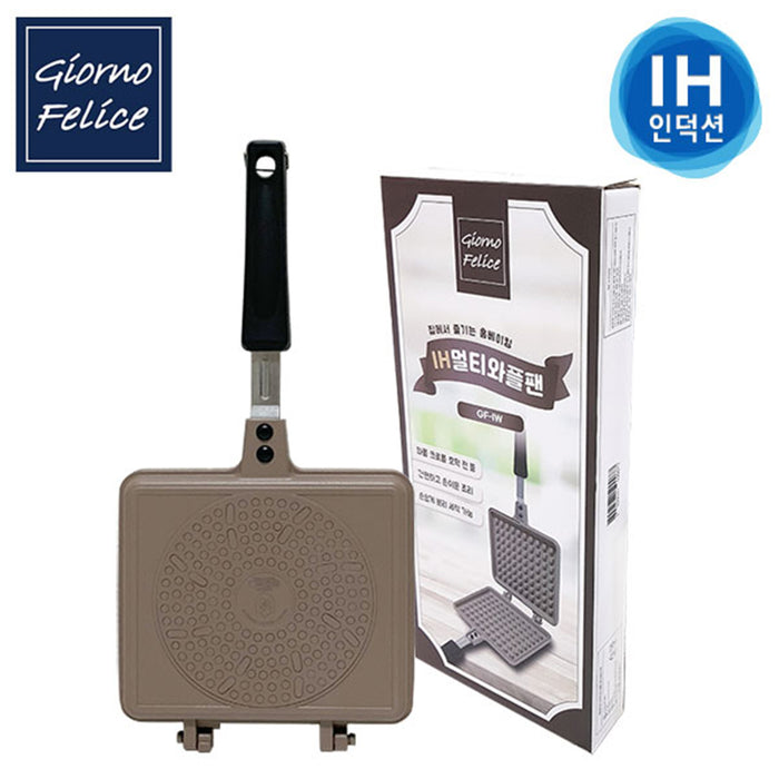 My Best Buy - Giorno Felice IH Waffle Maker Pan Non-Stick Double-Sided Detachable Mould Induction