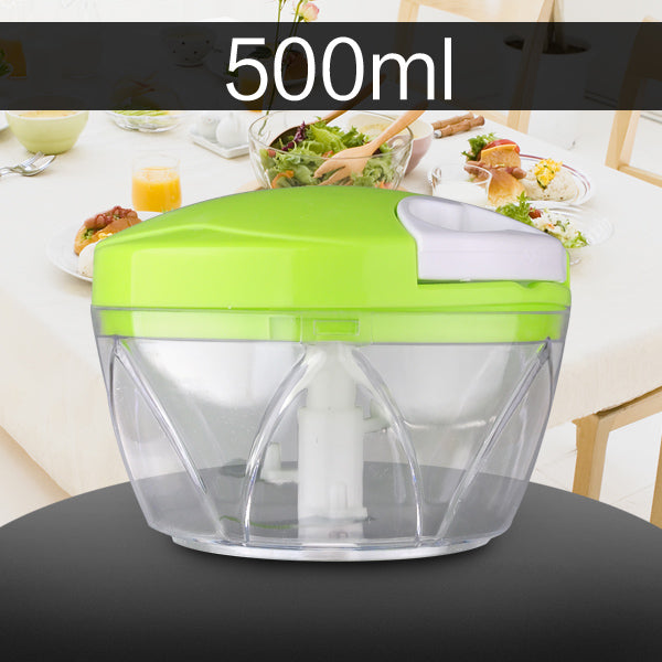 My Best Buy 500ml-1.5L Manual Food Processor - Meat, Vegetables etc. Shredder Cutter blender - MyBestBuy.com.au