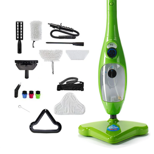 Danoz Direct - As Seen on TV - H2O X5 The Award-Winning 5-in-1 Steam Mop, Full 13Pc Kit - Free Delivery