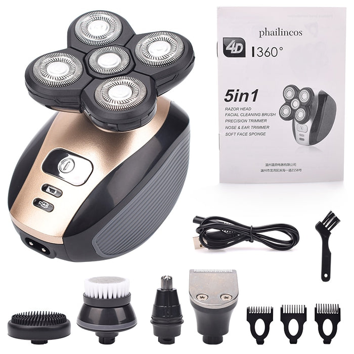 Revolutionize your morning routine with My Best Buy 5-in-1 rechargeable electric Shaver