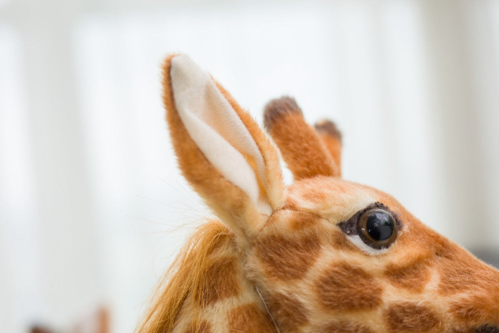 Say hello to the most lifelike plush giraffe in town! Our truly adorable My Best Buy stuffed animal toy is big and soft