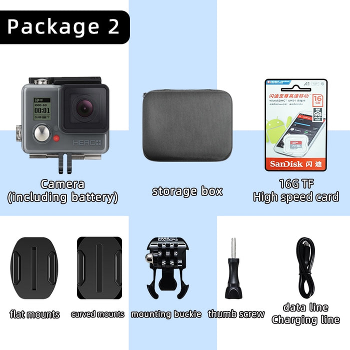My Best Buy - GoPro hero Plus WiFi - large angle HD camera diving, skiing and riding adventure