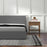 My Best Buy - Milano Sienna Luxury Bed Frame Base And Headboard Solid Wood Padded Fabric