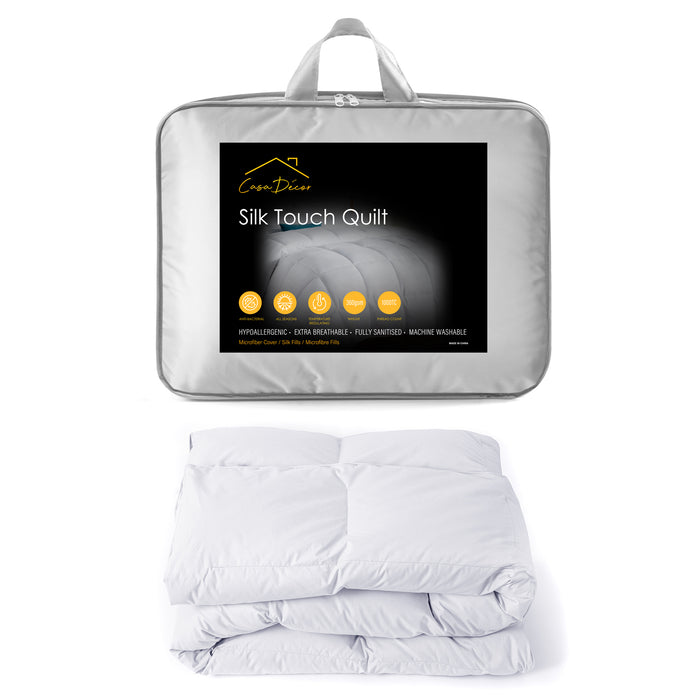 My Best Buy - Casa Decor Silk Touch Quilt 360GSM All Seasons Antibacterial Hypoallergenic