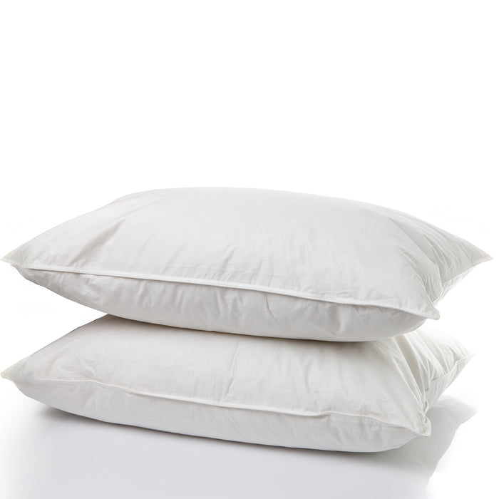 My Best Buy - Casa Decor 50% Duck Feather 50% Down Pillow Cotton Cover 1000GSM Twin Pack