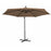 My Best Buy - Milano 3M Outdoor Umbrella Cantilever With Protective Cover Patio Garden Shade