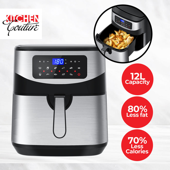 My Best Buy - Kitchen Couture 12 Litre Air Fryer Multifunctional LCD One Touch Display