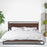 My Best Buy - Milano Decor Azure Bed Frame With Headboard Wood Steel Platform Bed