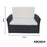 My Best Buy - Arcadia Furniture Outdoor Sofa Lounge Set Wicker Rattan Garden