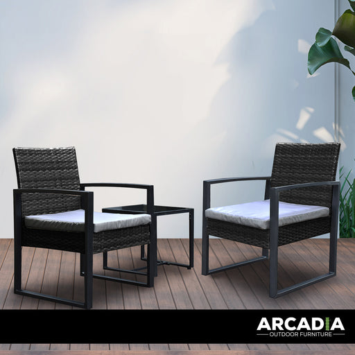 My Best Buy - Arcadia Furniture Outdoor Wicker Rattan Patio Set Garden Patio Home