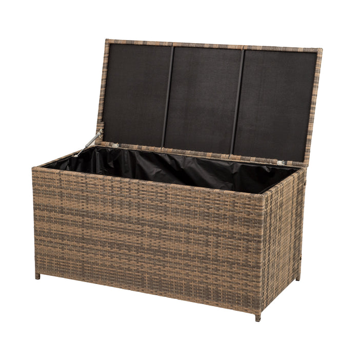 My Best Buy - Arcadia Furniture Outdoor Rattan Storage Box Garden Toy Tools Shed UV Resistant