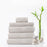 My Best Buy - Royal Comfort 5 Piece Cotton Bamboo Towel Set 450GSM Luxurious Absorbent Plush