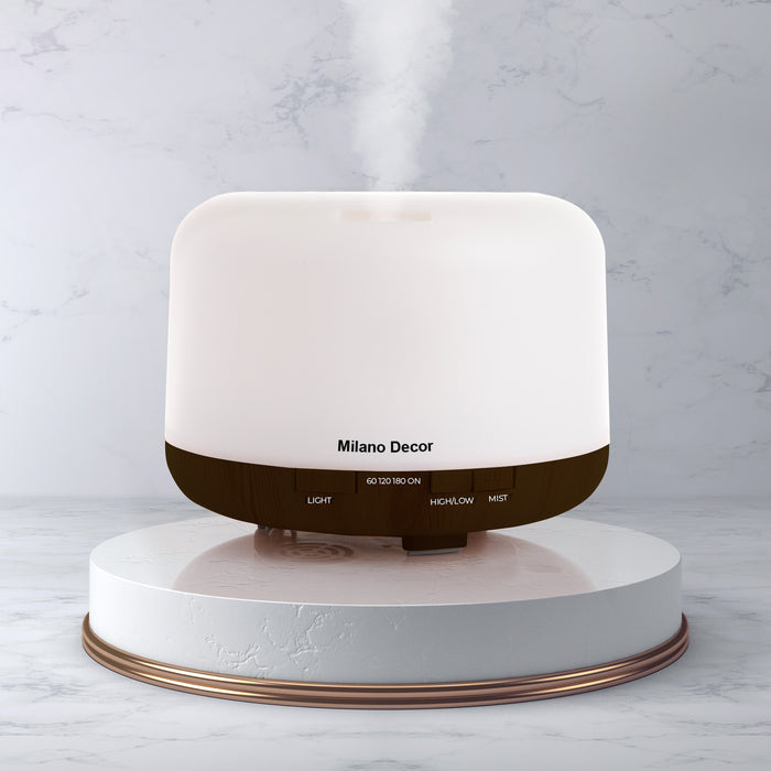 My Best Buy - Milano Decor Mood Light Diffuser Ultrasonic Humidifier With 3 Pack Oils
