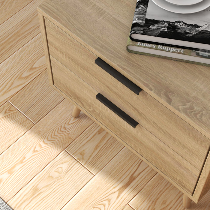 My Best Buy - Milano Decor Bedside Table Paddington Drawers Nightstand Unit Cabinet Storage