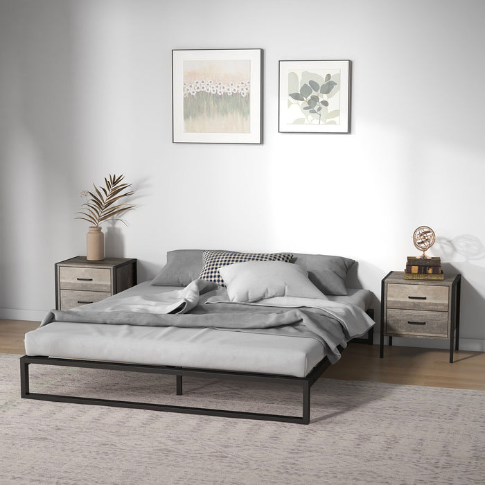 My Best Buy - Milano Decor Florence Metal Bed Frame Mattress Base Platform Modern