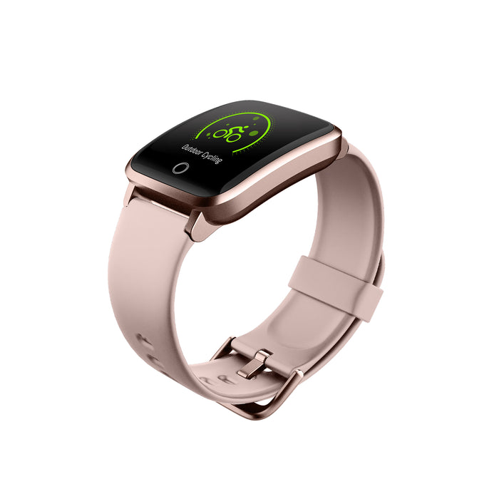My Best Buy - FitSmart Smart Watch Bluetooth Heart Rate Monitor Waterproof LCD Touch Screen