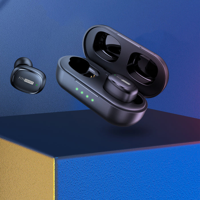 My Best Buy - FitSmart In Ear Buds with Charging Case Portable Wireless