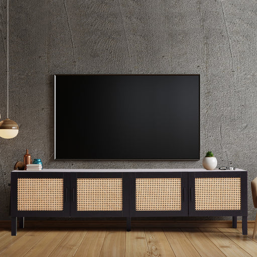 My Best Buy - Casa Decor Tulum Rattan Entertainment Unit TV Stand Cabinet Storage