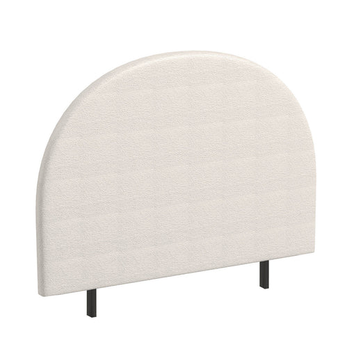 My Best Buy - Milano Decor Ariana Curved Boucle Bedhead Headboard Upholstered Cushioned