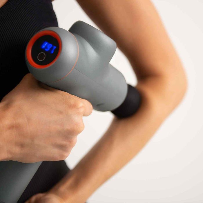 My Best Buy - FitSmart LED Touch Screen POWER-X Vibration Therapy Device Massage Gun