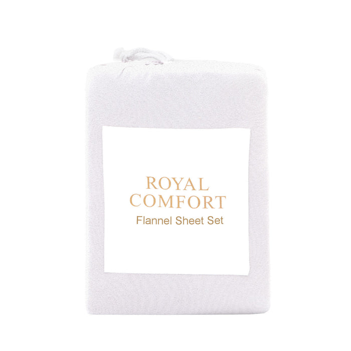 Treat yourself to super-soft comfort with My Best Buy's Double, Royal Comfort Fleece Flannel Sheet Set