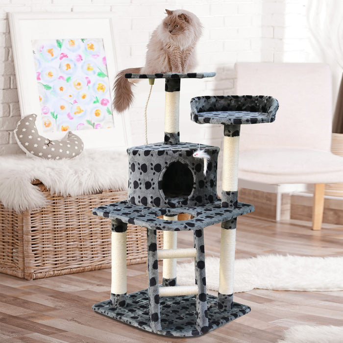 My Best Buy - 4Paws Cat Tree Scratching Post House Furniture Bed Luxury Plush Play
