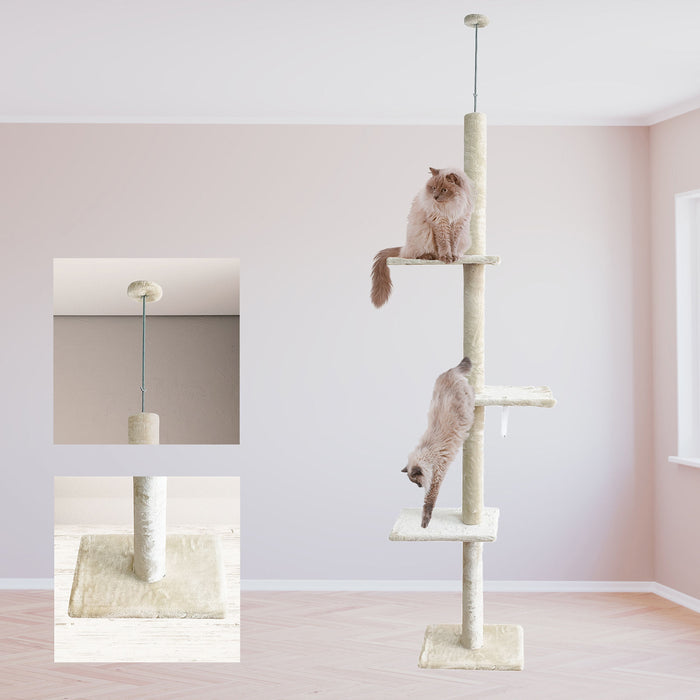 My Best Buy - 4Paws Cat Tree Scratching Post House Furniture Bed Luxury Plush