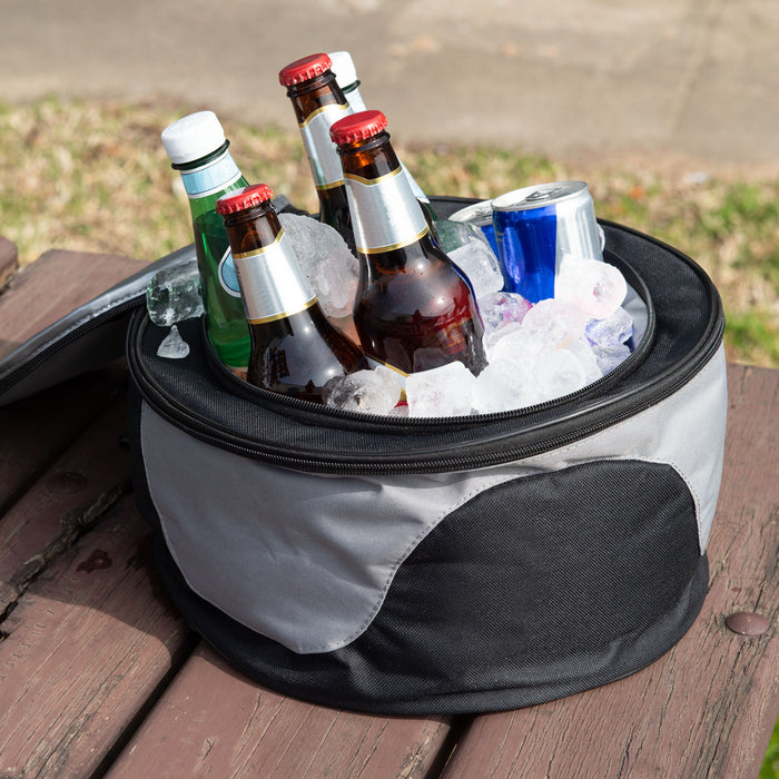 My Best Buy - Havana Outdoors 2-IN-1 BBQ Grill Cooler Combo Set Outdoor Camping Picnic