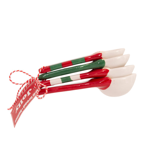 My Best Buy - Bread and Butter Gnome Measuring Spoons - 4 Pack - Green/ Red/ White