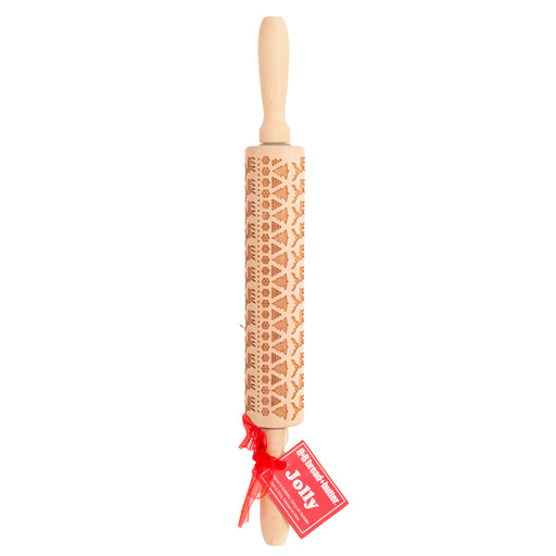 My Best Buy - Bread and Butter Laser Etch Wooden Rolling Pin - Fairisle