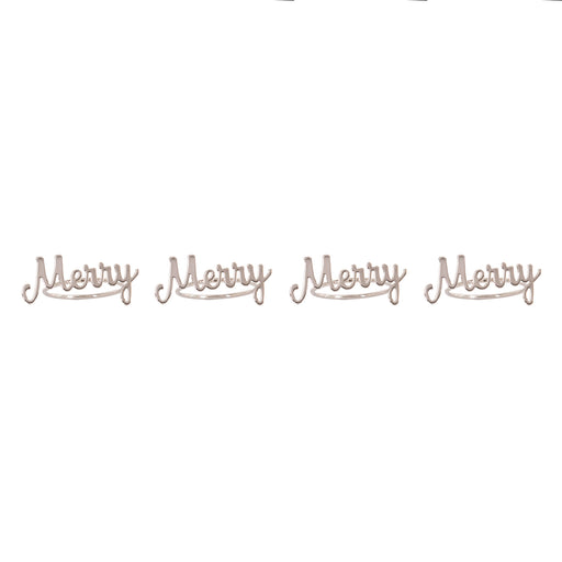 My Best Buy - Bread and Butter Napkin Rings - Merry 4 Pack