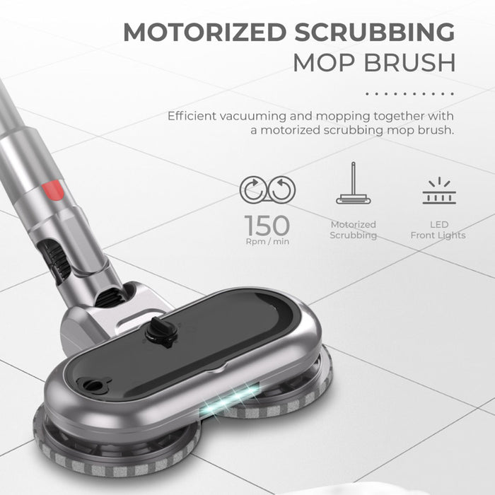 My Best Buy - MyGenie X9 Twin Spin Turbo Mop Vacuum Cleaner Floor Mopping Vacuum Cordless