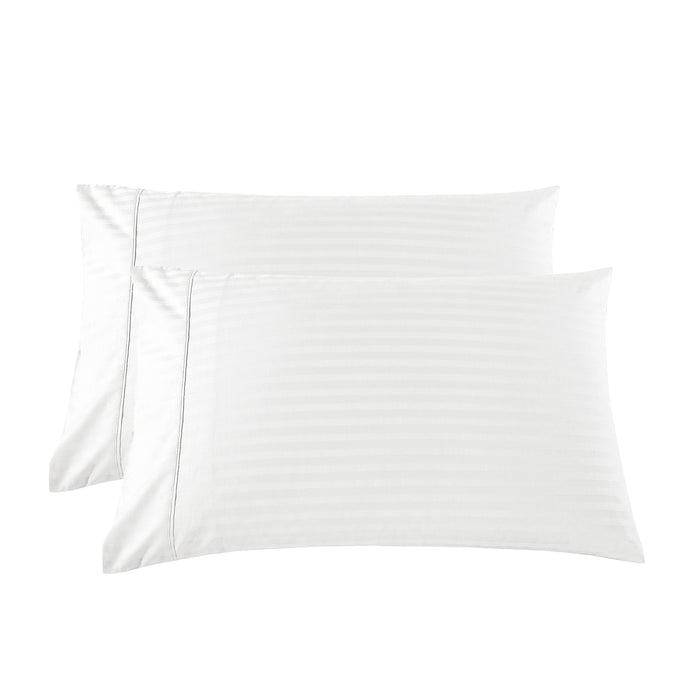 My Best Buy - Kensington 1200 Thread Count 100% Cotton Sheet Set Stripe Hotel Grade