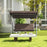 My Best Buy - Milano Outdoor Swing Bench Seat Chair Canopy Furniture 3 Seater Garden Hammock
