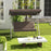 My Best Buy - Milano Outdoor Swing Bench Seat Chair Canopy Furniture 3 Seater Garden Hammock