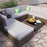 My Best Buy - Milano 9 Piece Wicker Rattan Sofa Set Grey Outdoor Lounge Furniture