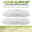 My Best Buy - Royal Comfort Luxury Bamboo Covered Memory Foam Pillow Twin Pack Hypoallergenic