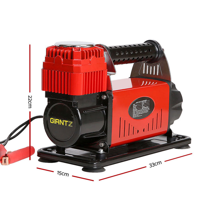 My Best Buy - Giantz 12V Portable Air Compressor - Red