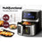 My Best Buy - Devanti Air Fryer 6.5L LCD Fryers Oven Airfryer Healthy Cooker Oil Free Kitchen