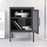 My Best Buy - ArtissIn Mini Mesh Door Storage Cabinet Organizer Bedside Table Black