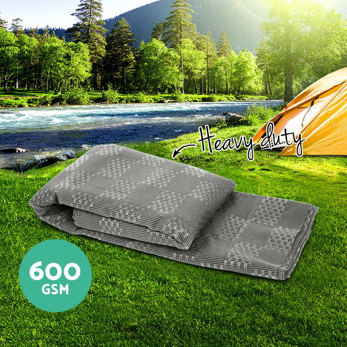 My Best Buy - Weisshorn 6M X 2.5M Annex Matting 600 GSM Floor Mats Mesh Caravan Parks Camping