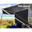 My Best Buy - Black Caravan Privacy Screen 1.95 x 2.2M End Wall or Side Sun Shade Roll Out