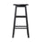 My Best Buy - Artiss Set of 2 Beech Wood Backless Bar Stools - Black