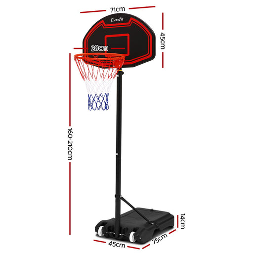 Experience the ultimate in basketball performance with My Best Buy - Everfit 2.1M Adjustable Portable Basketball Stand Hoop System