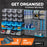 My Best Buy - Giantz 44 Bin Wall Mounted Rack Storage Organiser