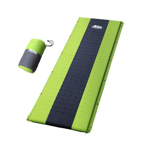 My Best Buy - Weisshorn Self Inflating Mattress Camping Sleeping Mat Air Bed Pad Single Green