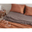 My Best Buy - Cosy Club Sheet Set Cotton Sheets Double Orange Brown